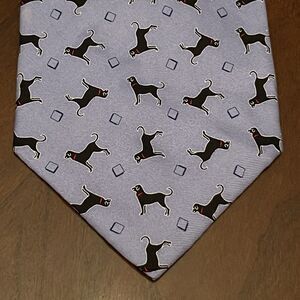 The Black Dog Hand Made 100% Silk Men’s Neck Made In China